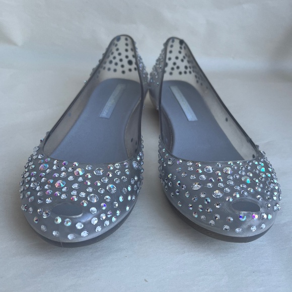 J. Maskrey Melissa Couture with Swarovski Crystals Night Sky Edition Flats Shoes - Picture 13 of 13